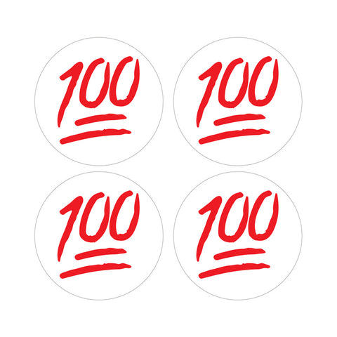 100 Emoji Bat Decal