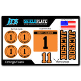 Complete Player Decal Kit 01 - Including Bat, Helmet and Equipment decals with Shield Plate Protection Film