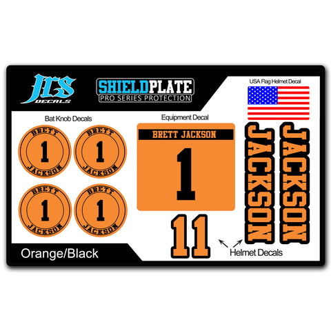 Complete Player Decal Kit 01 - Including Bat, Helmet and Equipment dec –  JRS Decals