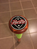 HUSTLE - Baseball Bat Knob Decal Set