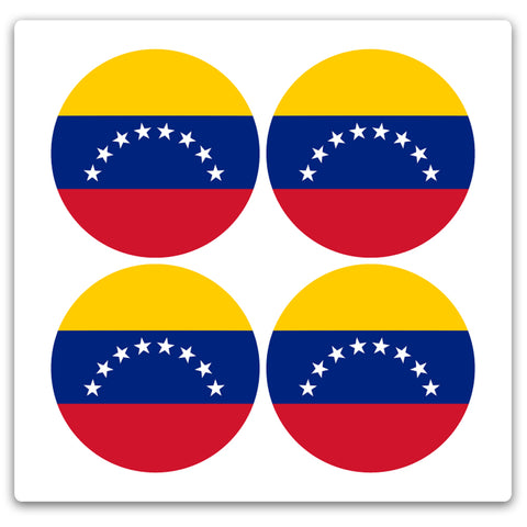 Venezuela Flag Bat Decal Set