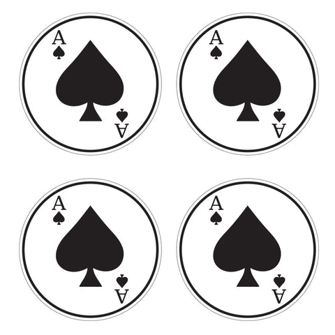 Ace of Spades Bat Decal Set