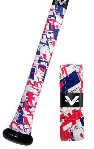 Vulcan Red, White and True Bat Grip